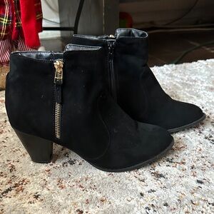 Atmosphere- Black Ankle Booties
